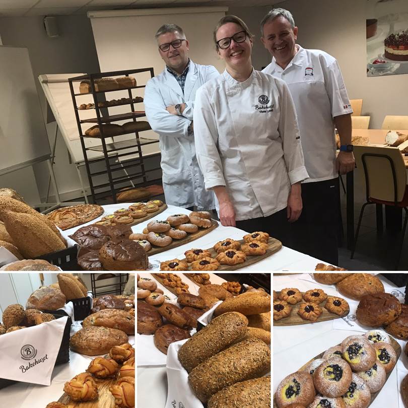 Ferdig og bestått! Vibeke sammen med sensorene Karl-Petter Nordby (t.v.) og Håkon Augestad.