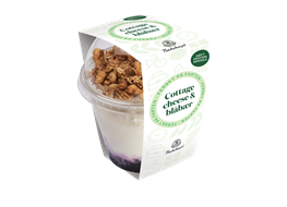 Cottage cheese & blåbær